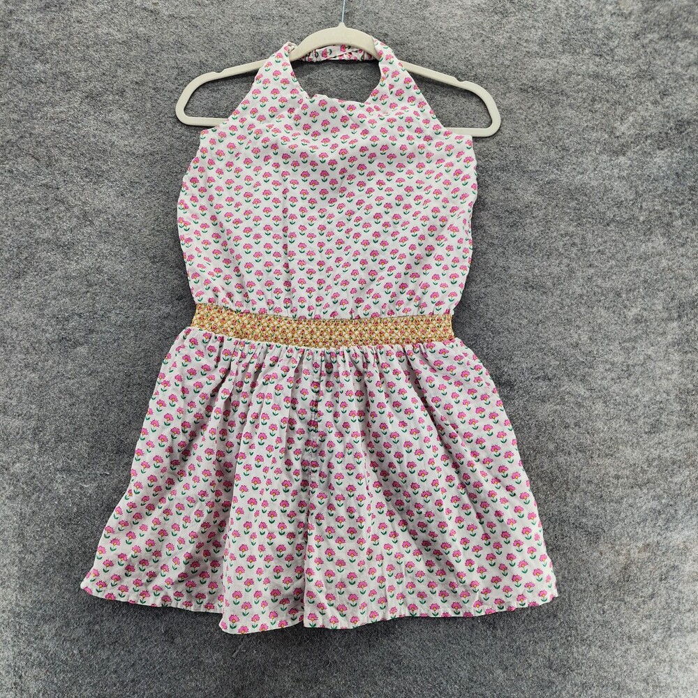 Boden Dress Girls 13-14Y Sleeveless White Floral